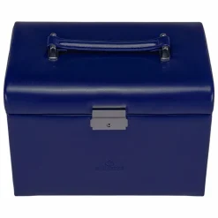 Windrose Schmuckkästen<Merino Schmuckkoffer 24,5 cm dunkelblau