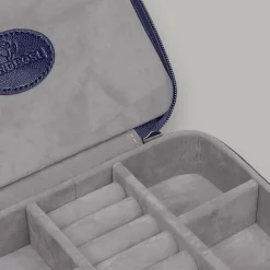 Best Windrose Merino Schmuckkästchen 14 cm dunkelblau