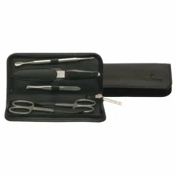 Windrose Nappa Schmuckkasten Leder 14 cm