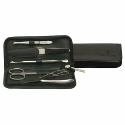 Windrose Nappa Schmuckkasten Leder 14 cm