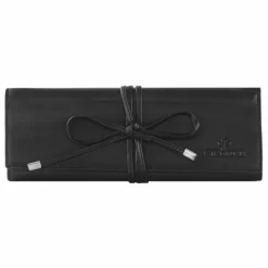 Windrose Nappa Schmuckkasten Leder 21 cm schwarz