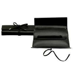 Windrose Nappa Schmuckkasten Leder 21 cm schwarz