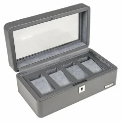 Discount Windrose Schmuckkasten 26.5 cm grau