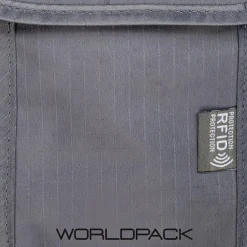 Worldpack Brustbeutel<Brustbeutel RFID Schutz 14 cm hellgrau