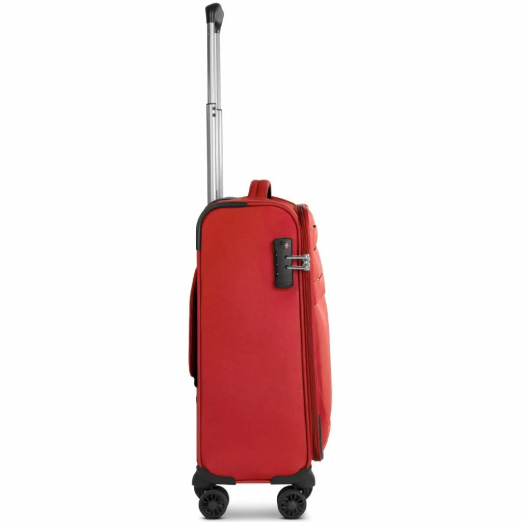 Worldpack 4-Rollen Kabinentrolleys|Weichgepäck<Chicago 4 Rollen Kabinentrolley S 55 cm dark-red