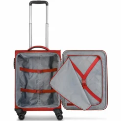 Worldpack 4-Rollen Kabinentrolleys|Weichgepäck<Chicago 4 Rollen Kabinentrolley S 55 cm dark-red