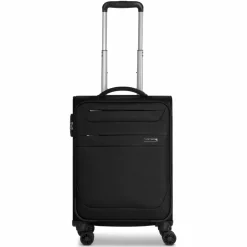 Worldpack Weichgepäck Kabinengepäck|4-Rollen Kabinentrolleys<Chicago 4 Rollen Kabinentrolley S 55 cm black