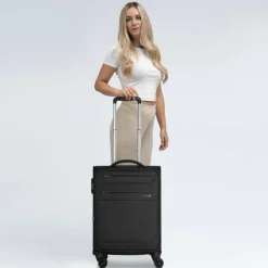 Worldpack Weichgepäck Kabinengepäck|4-Rollen Kabinentrolleys<Chicago 4 Rollen Kabinentrolley S 55 cm black