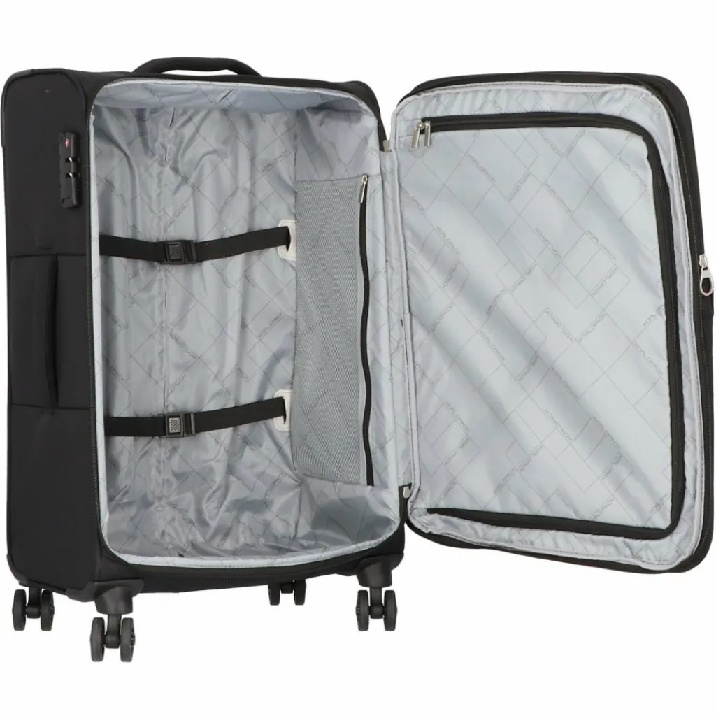 Worldpack Dublin 4 Rollen Kofferset 3-teilig mit Dehnfalte