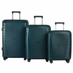 Worldpack Koffersets Als Hartgepäck|Koffersets 3-Teilig<Havanna 4 Rollen Kofferset 3-teilig petrol