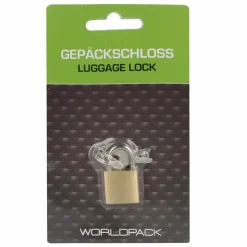 Worldpack Koffer Schlösser<Reiseaccessoires Kofferschloss 3 cm gold