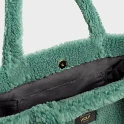 Hot Wouf Faltbare Einkaufstasche 40 cm moss