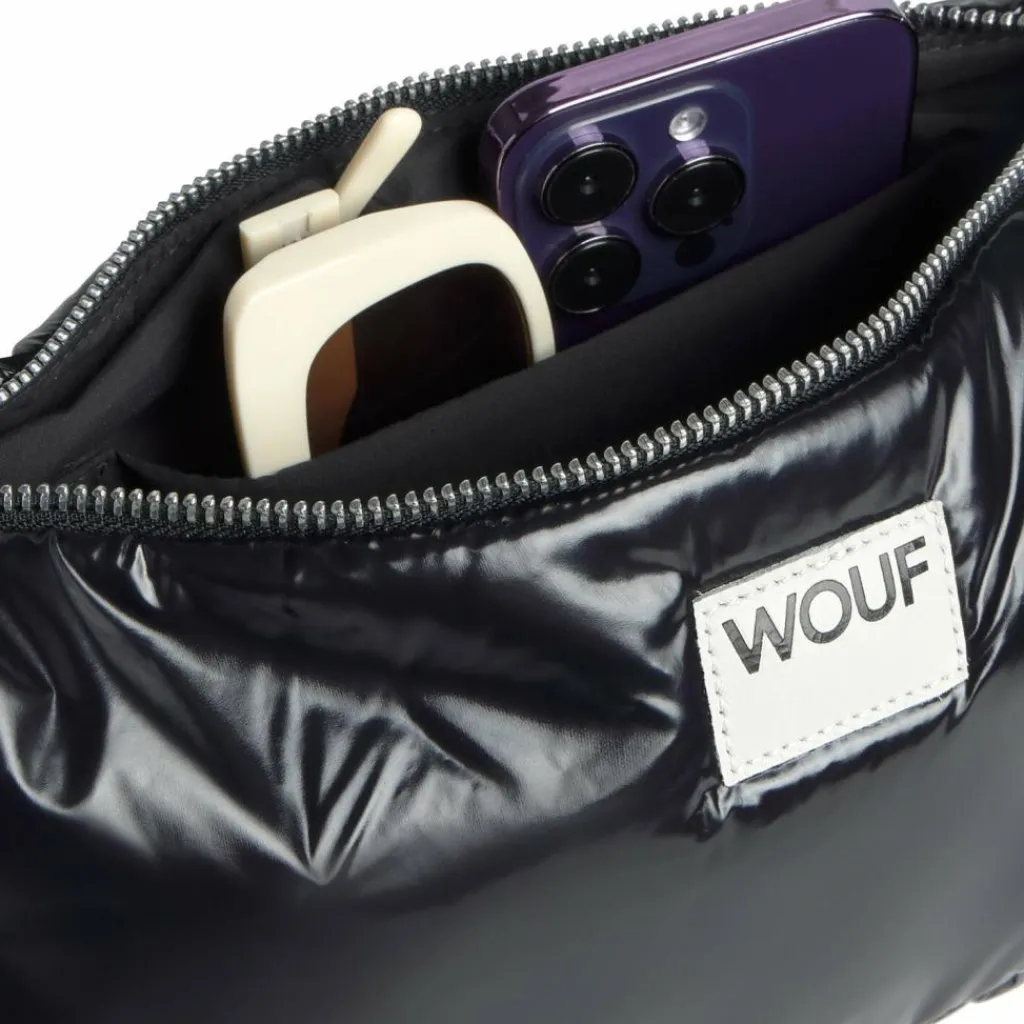 Wouf Schultertaschen|Henkeltaschen<Glossy Schultertasche 34 cm nuit