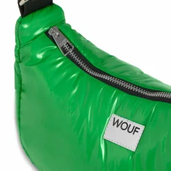 Discount Wouf Glossy Schultertasche 34 cm basil