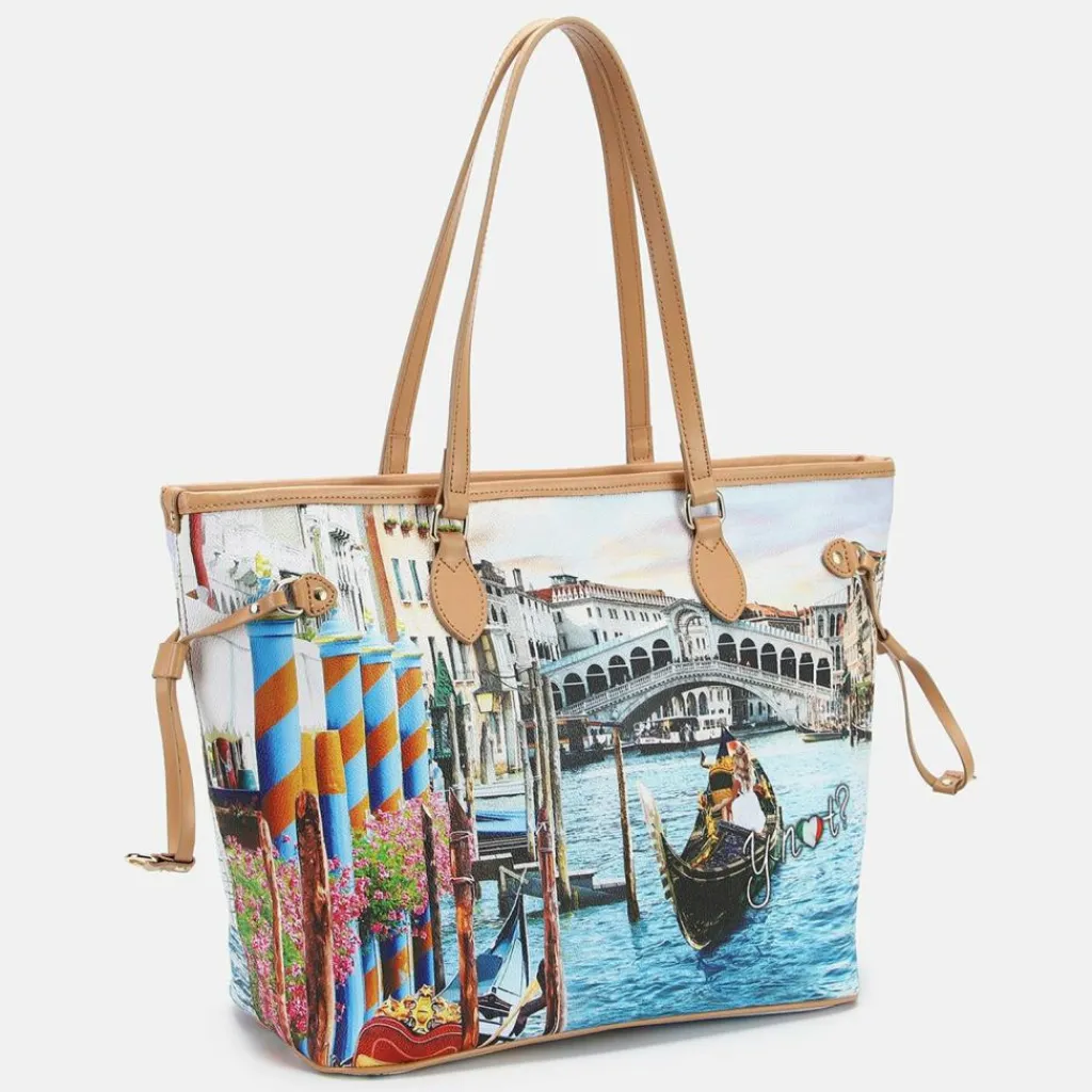 Y Not? Shopper|Schultertaschen<Yesbag Shopper Tasche 46.5 cm dream in venice