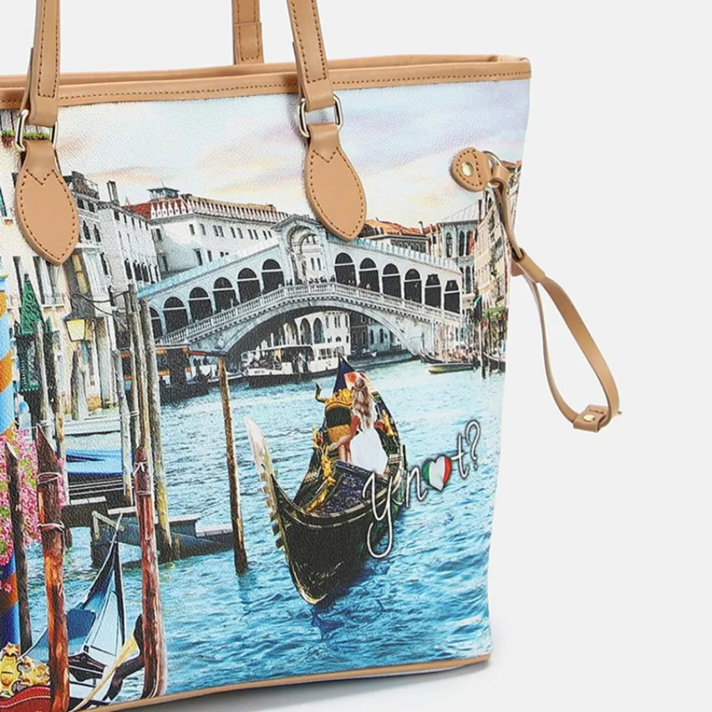 Y Not? Shopper|Schultertaschen<Yesbag Shopper Tasche 46.5 cm dream in venice