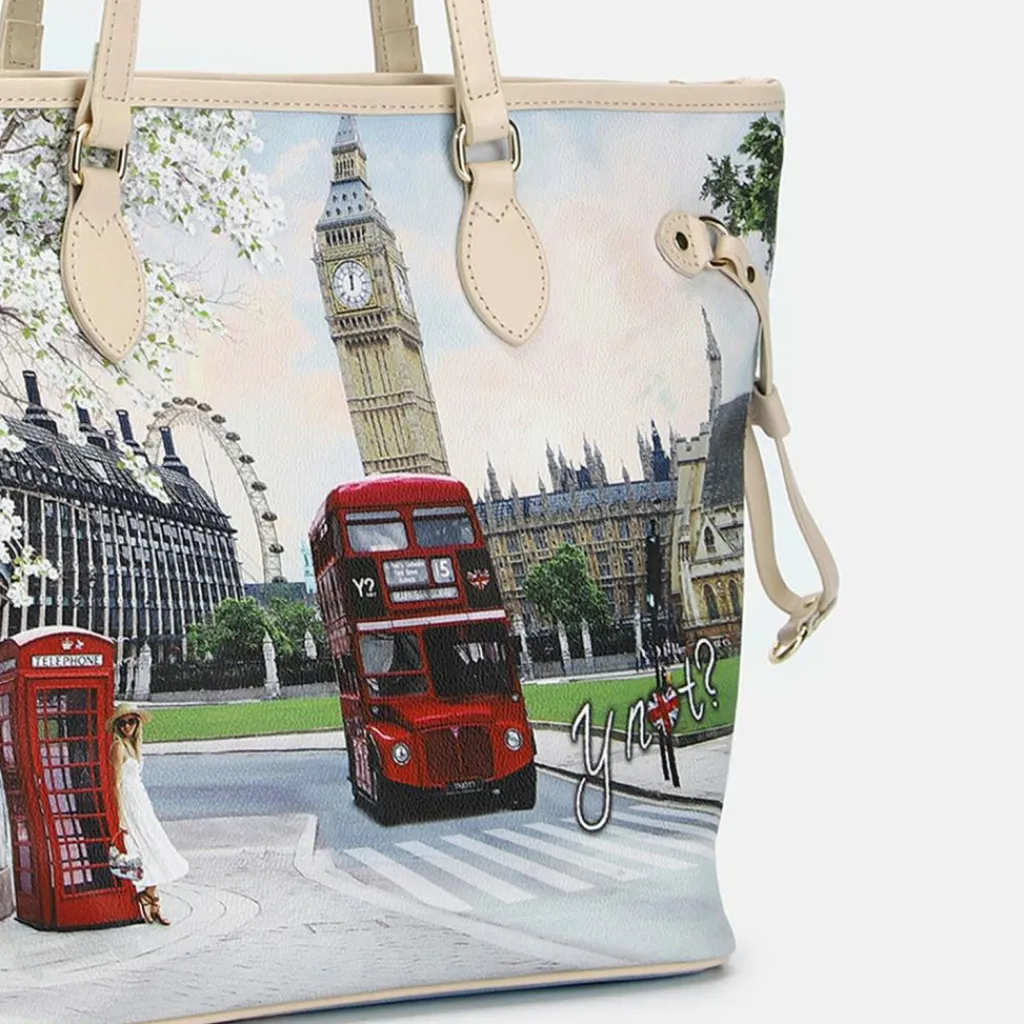 Y Not? Shopper|Schultertaschen<Yesbag Shopper Tasche 46.5 cm london