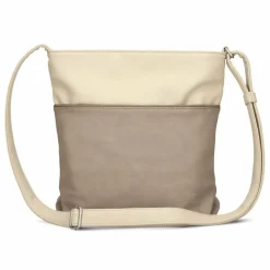 Zwei Umhängetaschen<Jana Umhängetasche 29 cm nubuk cappuccino