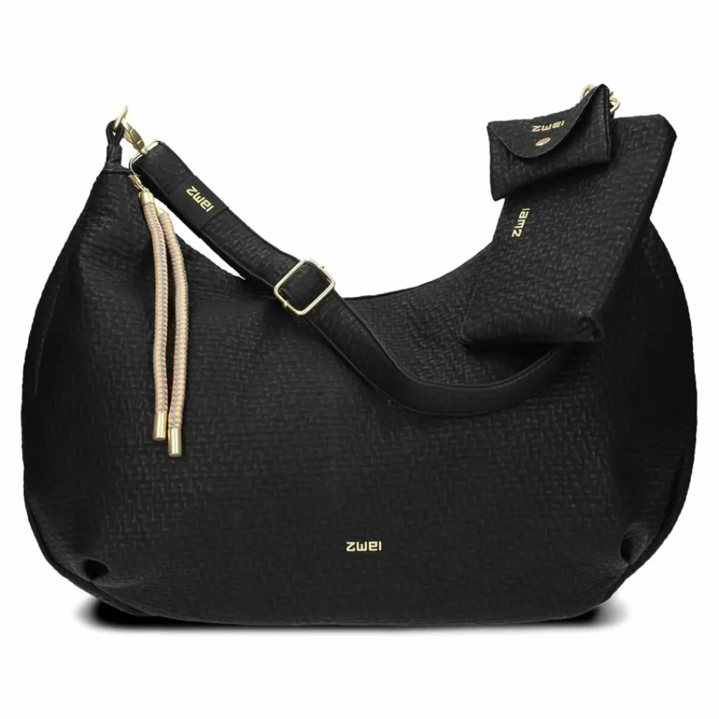 Zwei Schultertaschen|Henkeltaschen<Lola Schultertasche 47 cm black