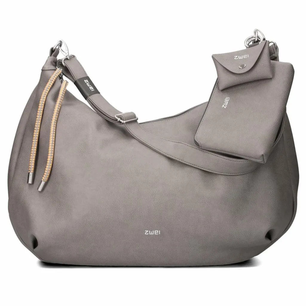 Zwei Schultertaschen|Henkeltaschen<Lola Schultertasche 47 cm grey