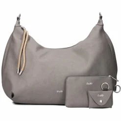 Zwei Schultertaschen|Henkeltaschen<Lola Schultertasche 47 cm grey