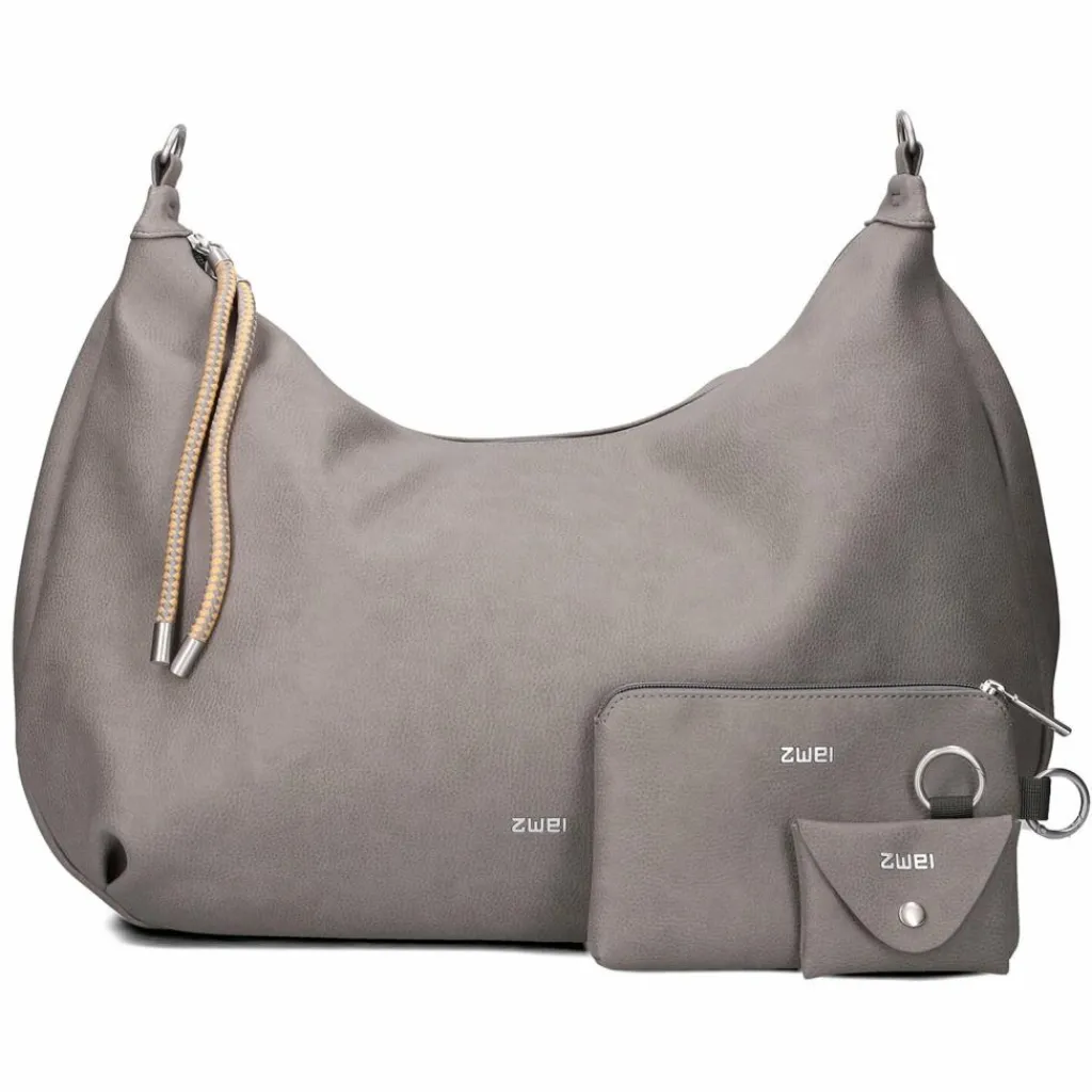 Zwei Schultertaschen|Henkeltaschen<Lola Schultertasche 47 cm grey