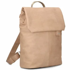 Zwei Daypacks<Mademoiselle.M Daypack 35 cm Laptopfach nubuk sand