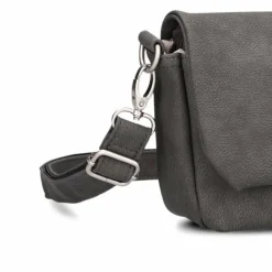 Clearance Zwei Mademoiselle.M Messenger 28 cm nubuk stone