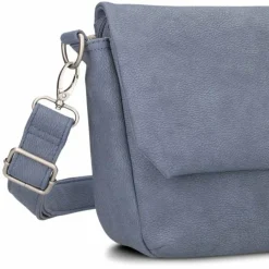 Zwei Messenger Bags|Laptoptaschen<Mademoiselle.M Messenger 33 cm Laptopfach nubuk sky