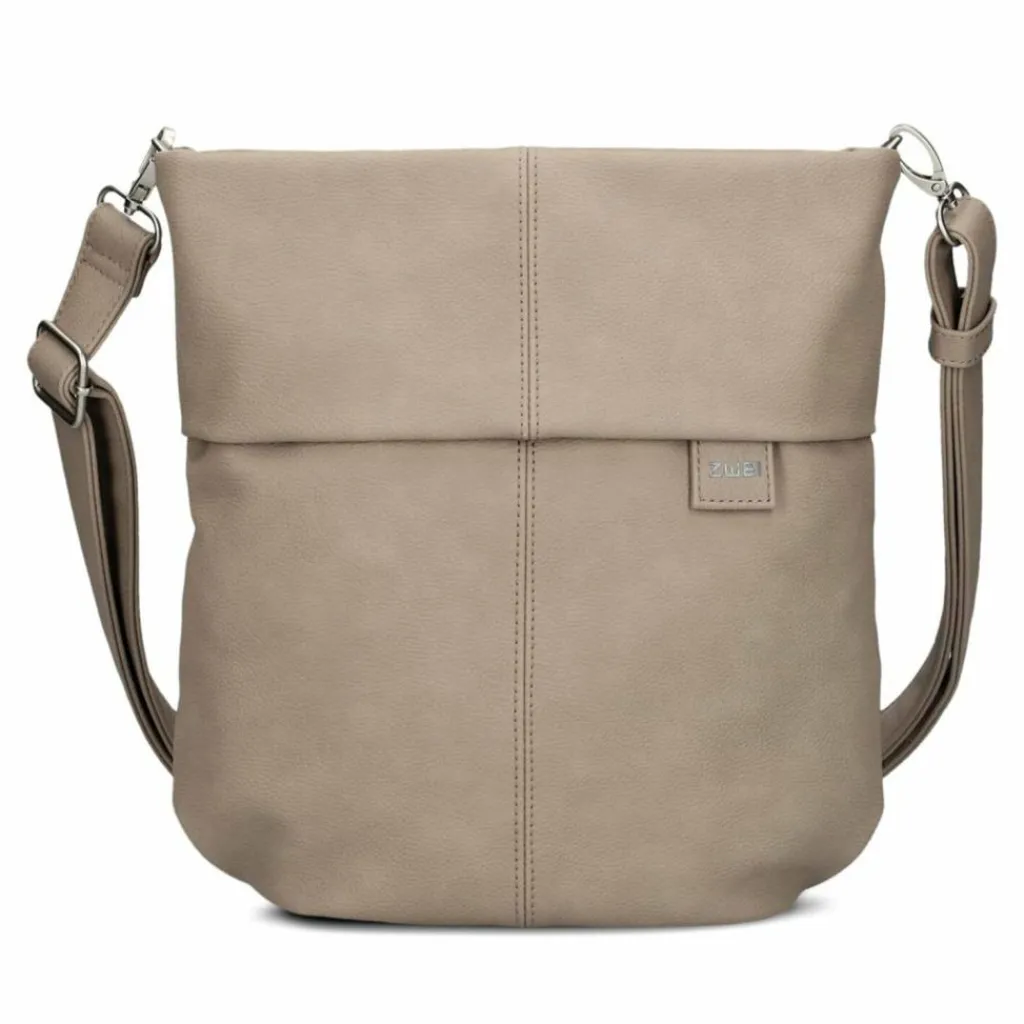 Sale Zwei Mademoiselle.M Schultertasche 27 cm nubuk cappuccino