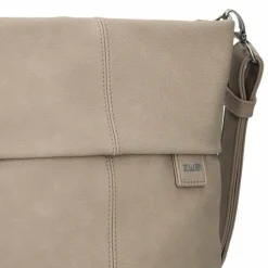 Sale Zwei Mademoiselle.M Schultertasche 27 cm nubuk cappuccino