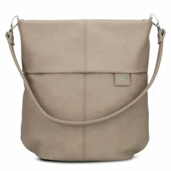 Sale Zwei Mademoiselle.M Schultertasche 27 cm nubuk cappuccino
