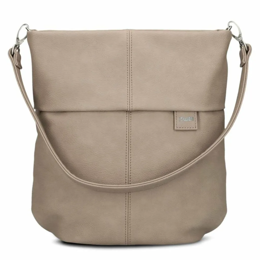 Sale Zwei Mademoiselle.M Schultertasche 27 cm nubuk cappuccino