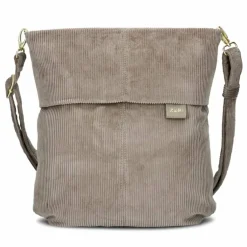 Online Zwei Mademoiselle.M Schultertasche 31 cm cord mocca