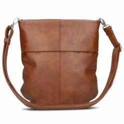 Online Zwei Mademoiselle.M Schultertasche 27 cm cognac