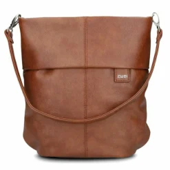 Online Zwei Mademoiselle.M Schultertasche 27 cm cognac