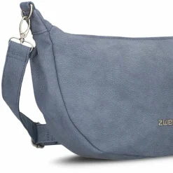 Zwei Umhängetaschen<Mademoiselle.M Umhängetasche 34 cm nubuk sky