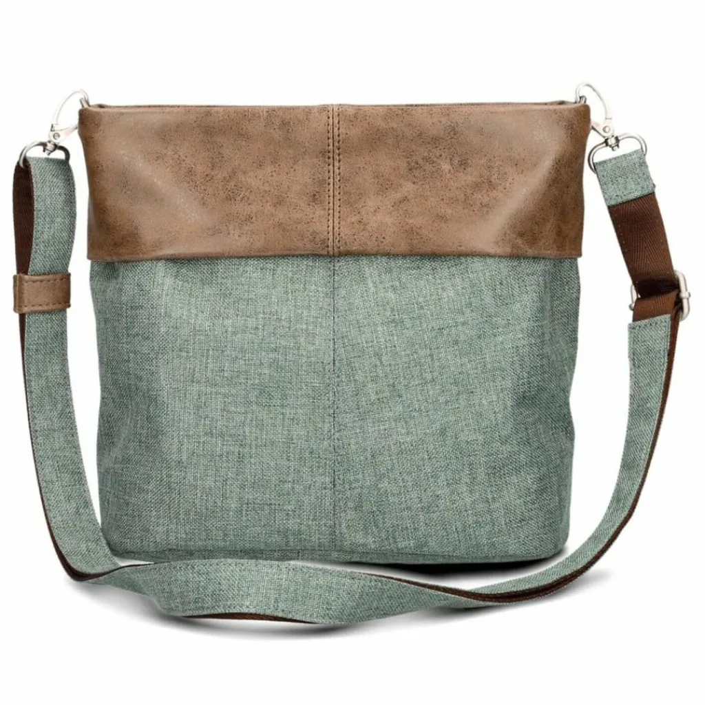 Zwei Umhängetaschen<Olli Umhängetasche 25 cm eucalyptus