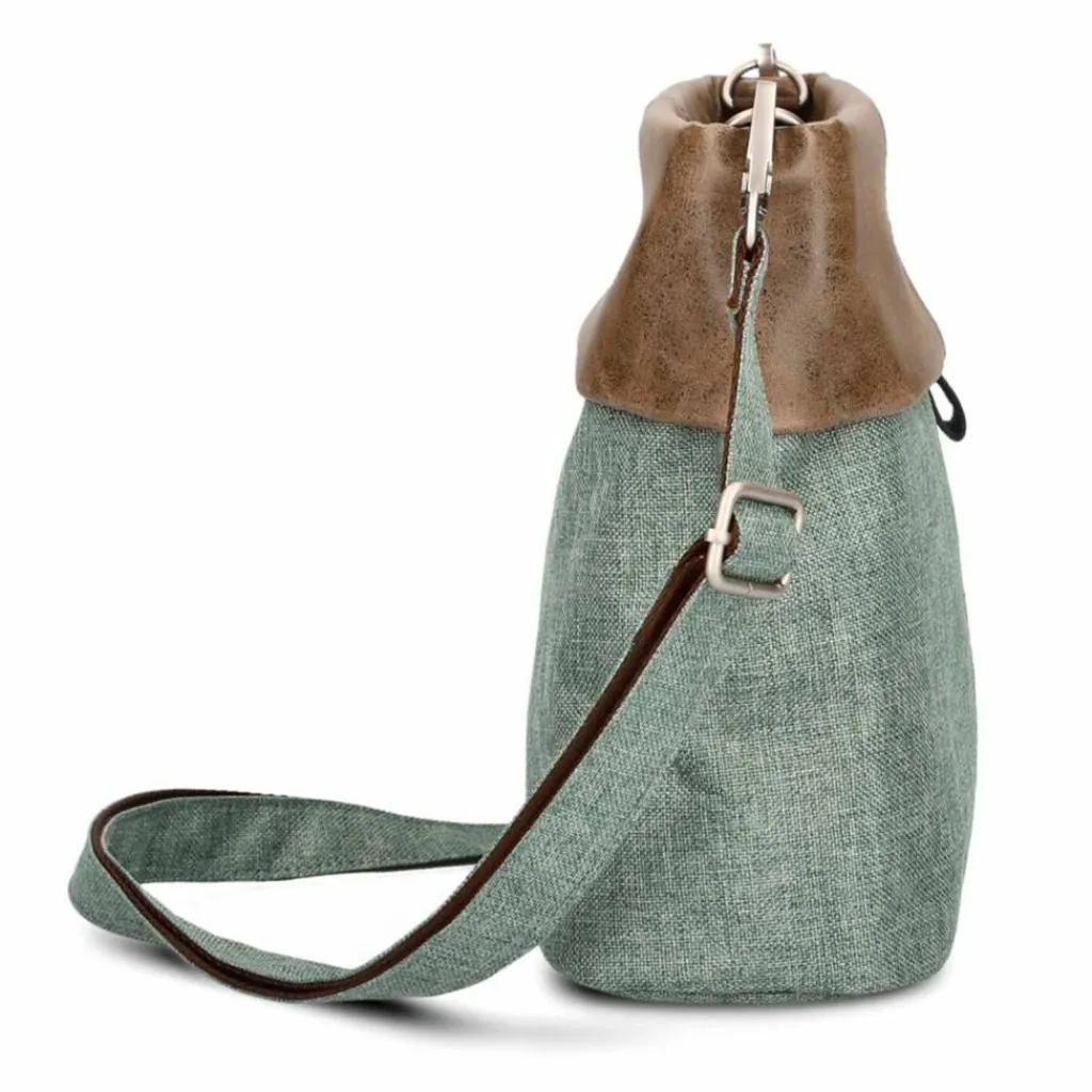 Zwei Umhängetaschen<Olli Umhängetasche 25 cm eucalyptus